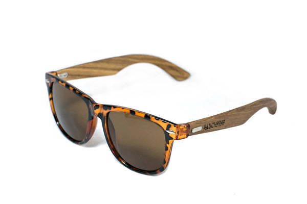 Tortoise Zebra Wood Sunglasses