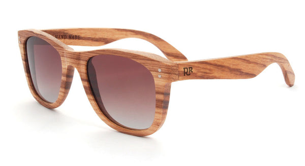 Brown Wood Polarized Sunglasses